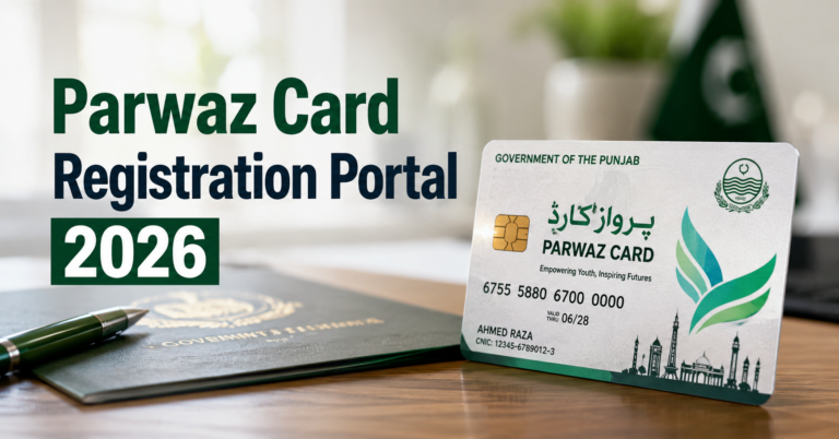 parwaz card registration portal 2026