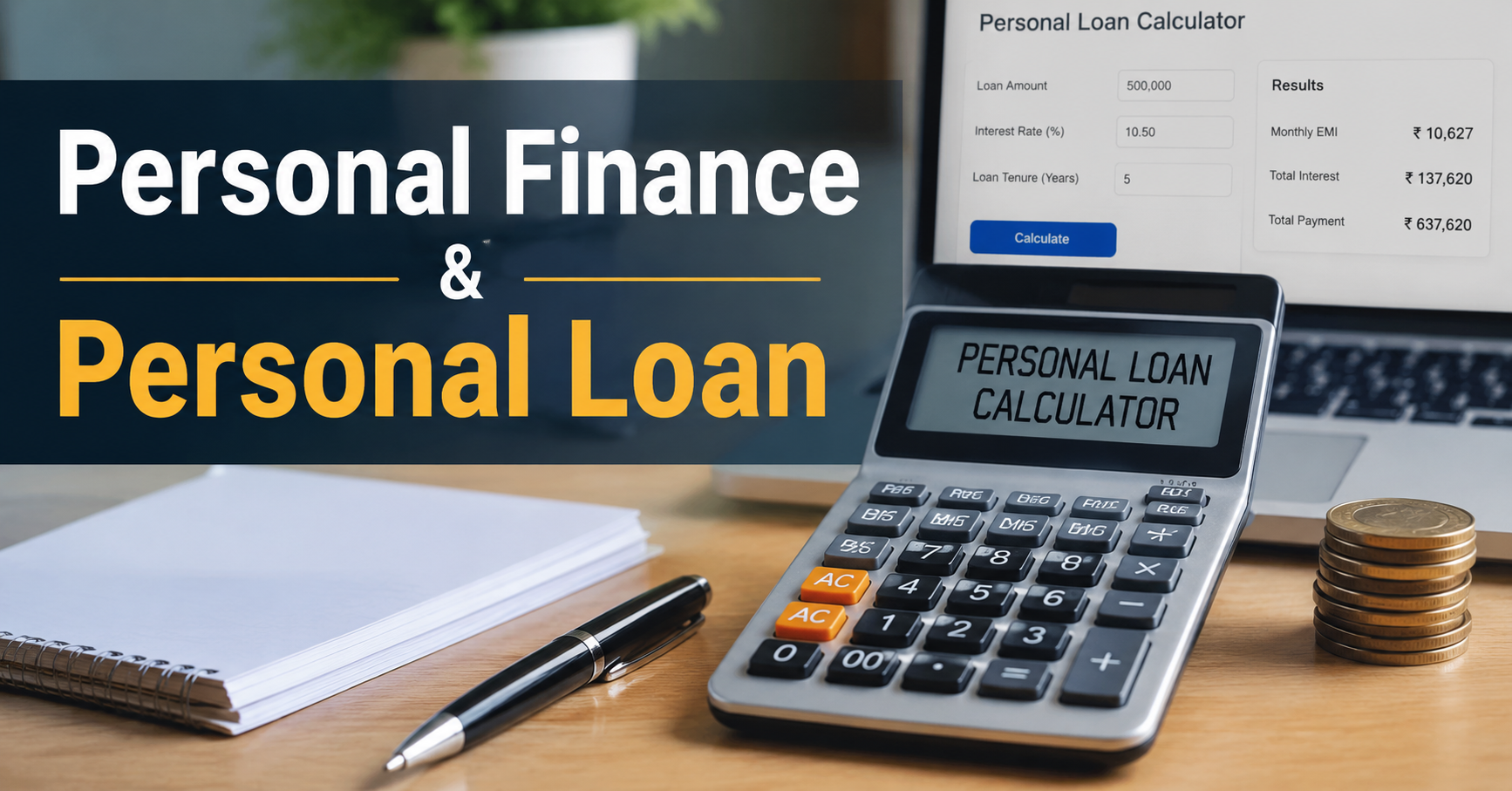 personal finance & personal loan calculator